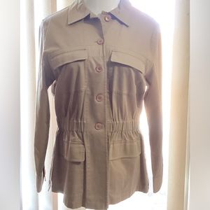 Talbots khaki jacket M